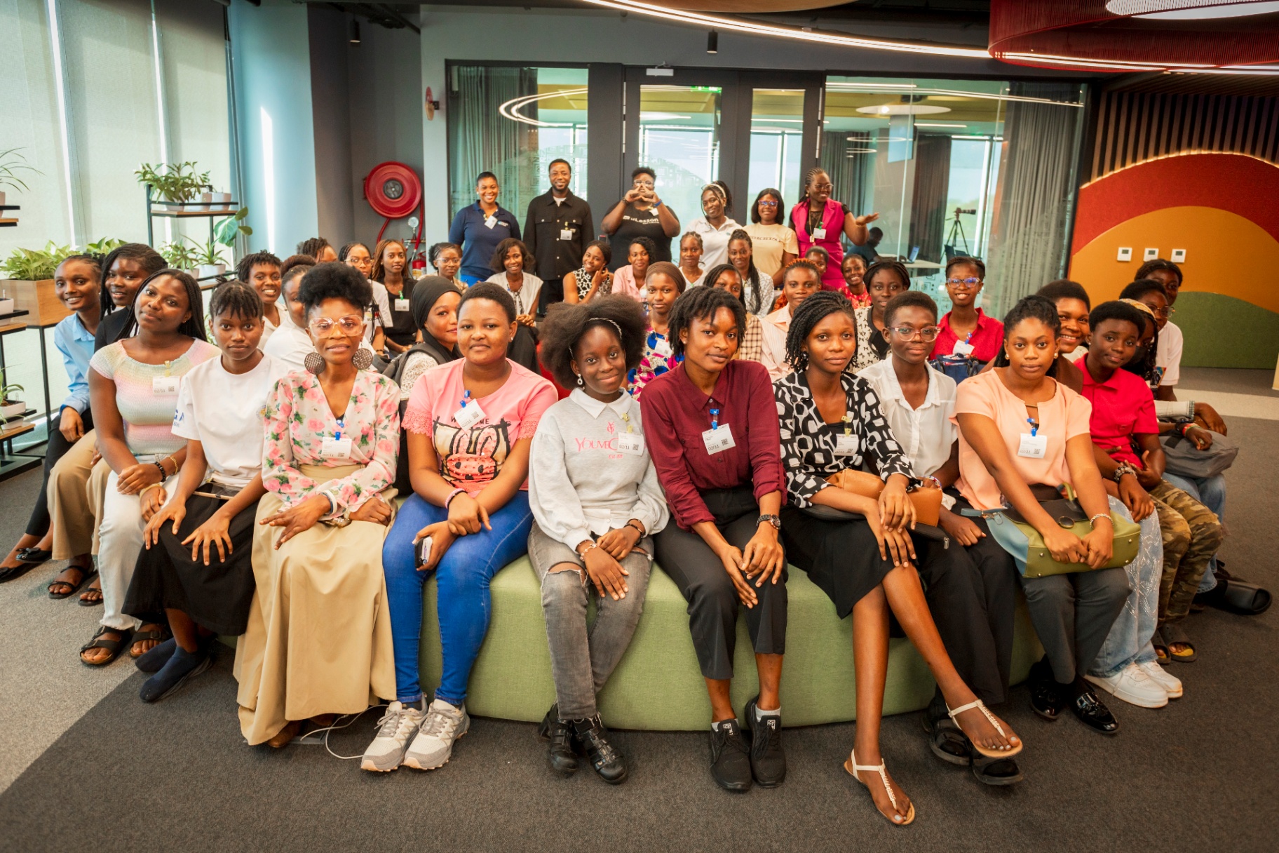 Our students at the Arduino for Her cohort